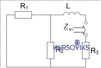 М245, Рис. 10 - Схема для визначення вхідного опору кола