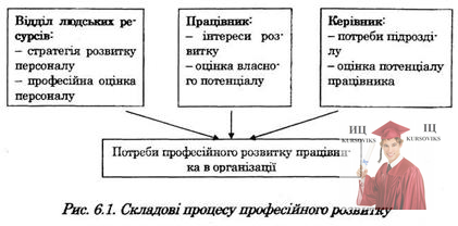 М5136, Рис. 1.1 - Потреби професійного розвитку працівника в організації